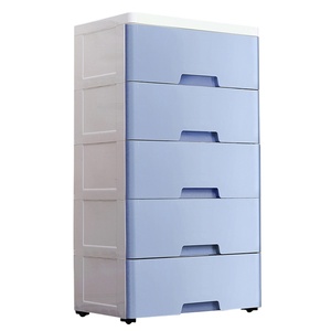 big closet plastic bedroom clothes filing storage stackable wheels cabinet with pull-out drawers