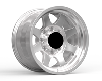 Jantes en alliage forgé sur mesure GS 17 18 19 pouces, finition argent poli, multi-branches, roues tout-terrain 6x139.7 8x165.1 pour pick-up Chevy