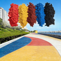 Oxyde de fer Fe2O3 de qualité supérieure, pigments inorganiques en poudre, applications de revêtement en poudre offrant une résistance supérieure aux intempéries, de haute qualité