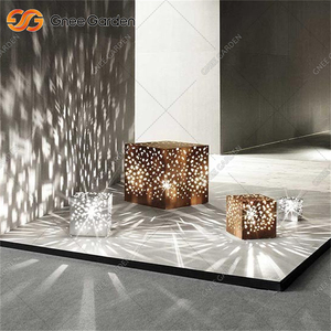 Decorative Bollard Lighting in Corten Steel <b>for</b> Indoor or Outdoor Spaces - Product Image 5