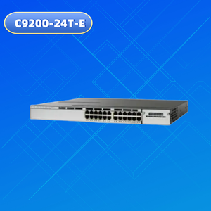 Commutateur de données Cisco Catalyst 9200 C9200-24T-E Original avec 24 ports et fonction PoE, garantie 1 an - Product Image 1