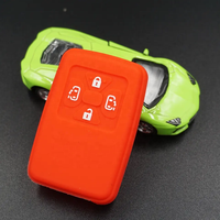 Porte-clés de voiture en silicone de style simple pour Toyota VOXY Alphard Previa, housse de clé à télécommande 4 boutons