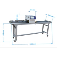 Imprimante à œufs automatique à 6 têtes durable d'usine, imprimante à date haute résolution 600 dpi, imprimante à jet d'encre pour œufs pour marquage métallique