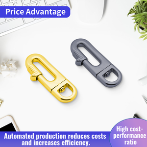 Fabrika özelleştirme çanta askısı için köpek kancası katı Metal döner klip yaylı kanca kayış - Product Image 2