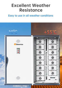 ระบบจัดเก็บพลังงานแบตเตอรี่ลิเธียม Dawnice High Voltage 100KWH LiFePO4 ESS  ตู้ 200kw สำหรับการใช้งานเชิงพาณิชย์ - Product Image 3