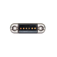 Feu de gabarit universel pour voiture 6LED 12V 24V Truck Trailer Van Bus Side Marker Light Clearance Warning Light