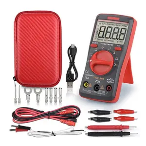 USB Charge Digital Multimeter 8000 Hitungan Auto Mulai AC/DC Tegangan Tampilan Digital untuk Listrik Tester UM16