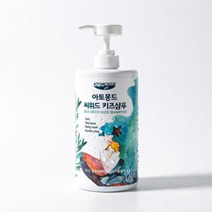 Shampoo pour enfants Atomonde Sea Weed 1000ml 3 en 1 Skempoo Gel douche Bain moussant - Product Image 1