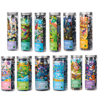 Jouet de puzzle en papier miniature en plastique pour enfants, divertissement pour enfants, puzzle pour enfants