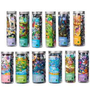 Jouet de puzzle en papier miniature en plastique pour enfants, divertissement pour enfants, puzzle pour enfants - Product Image 6