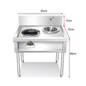 Victory <b>Kitchen</b> Stainless Steel One/Three Burner Stovetop Range Gas Powered for Hotels Restaurants Outdoor Household Use - Product Image 3