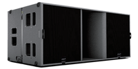Subwoofer professionnel double 18 pouces cardioïde Line Array LA-KS28 haute puissance 1600W RMS pour système de sonorisation de scène de concert
