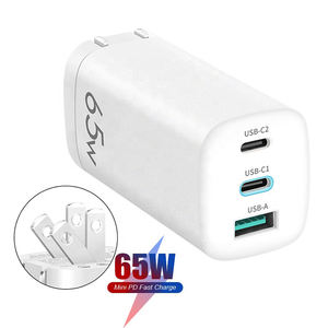 Estación de carga rápida <span class=keywords><strong>Gan</strong></span>, 20, 65w, para los más vendidos, 2020/2021, cargador tipo C PD QC3.0 de <span class=keywords><strong>Amazon</strong></span> 65w - Product Image 4