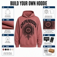 Sweat-shirt à capuche surdimensionné personnalisé 300 GSM pour homme, pull à manches longues, couleur unie, streetwear décontracté pour jeunes adultes