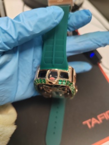 Reloj Deportivo Automático <span class=keywords><strong>de</strong></span> Lujo Jacob Co. Bugatti Chiron Tourbillon <span class=keywords><strong>de</strong></span> Acero Inoxidable con Diseño <span class=keywords><strong>de</strong></span> Pistón <span class=keywords><strong>de</strong></span> 16 Cilindros y Correa <span class=keywords><strong>de</strong></span> Goma para Hombre - Product Image 4