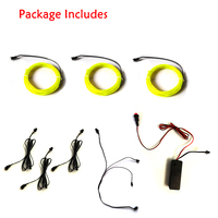 Nouveauté EL fil bricolage LED vêtements de danse accessoires de vêtements lumineux pour scène Performance Costume Flexible nouvel an fête fournitures