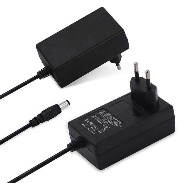 AC 100-240V to DC 12V 2A Power Adapter Plug in Wall Plug for LCD Tablet PC