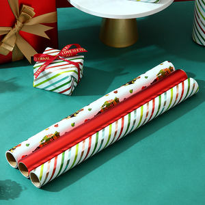 <b>Wrapping</b> <b>Paper</b> 43*300cm High Quality 80g Factory Manufacturer Eco-friendly Production <b>Christmas</b> Custom Gift Metallic <b>Paper</b> - Product Image 6