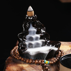 Sandalwood Backflow <b>Incense</b> <b>Cones</b> 2.5cmx1.3cm Natural Aromatherapy Indoor Use - Product Image 3