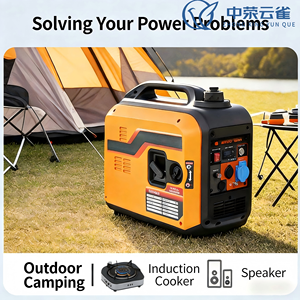 Camping & Buitenactiviteiten 5KW 6KVA Draagbare Benzine LPG Dubbel Brandstof AC <span class=keywords><strong>Inverter</strong></span> <span class=keywords><strong>Generator</strong></span> 230V Stil Afstandsbediening Start 50Hz Lichtgewicht - Product Image 2