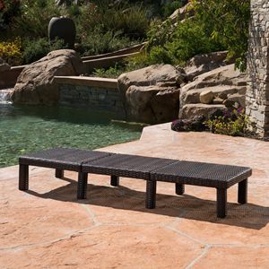 DB JAMAICA Chaise longue en bois massif mobilier d'extérieur de luxe pour cour piscine parc loisirs-sans coussin - Product Image 3