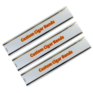 Étiquettes de cigares de luxe Magnm-50, anneaux de cigares en relief avec feuille d'or, anneaux de cigares en stock pour l'emballage des cigares - Product Image 4