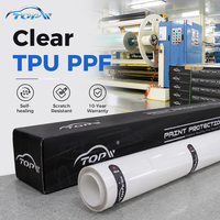 Film de protection de peinture TPU PPF brillant de qualité supérieure, prix mondial le plus bas, pour voiture, rouleau de film de protection TPU PPF, film de protection de peinture pour voiture, fabrication américaine