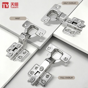 Puerta de Mueble para Dormitorio o Cocina, Diseño Industrial, Acero Laminado en Frío, Ajustable en 3D, Cierre Suave Hidráulico, Venta al Por Mayor TIANYI - Product Image 2