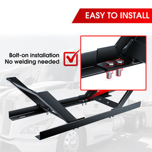 מתלה צמיג jh-mech עיצוב u-בורג 31.9x11.4x9 אינץ 'מתכווננת פלדה מתכווננת עבור איסוף משאית - Product Image 4