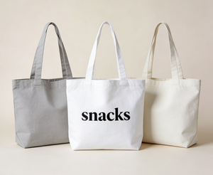 Sac de shopping en toile de coton écologique avec logo personnalisé, fermeture à bouton, petite taille pour enfants et filles - Product Image 4