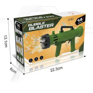 Pistola de Burbujas Eléctrica al por Mayor, Pistola de Burbujas de 14 Agujeros, Pistola de Burbujas Mini Bazooka - Product Image 6