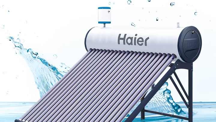 Haier New Arrival Home Popular 100l 200l 300l Unpressurized Heat Pipe  Vacuum Tube Solar Hot Water Heater Systems for House
