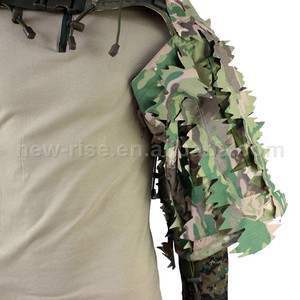 Combinaison <span class=keywords><strong>Sniper</strong></span> <span class=keywords><strong>Ghillie</strong></span>, capuche Viper avec feuilles 3D - Product Image 5