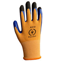 Isolation professionnelle Gants isolés 400V pour les électriciens Gants de travail en direct imperméables du fabricant Gants de sécurité en caoutchouc