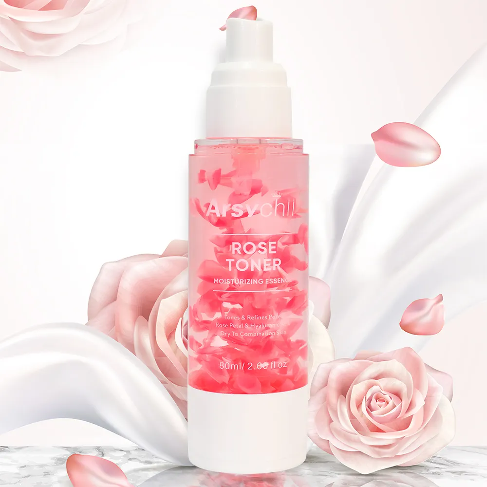 Частная торговая марка OEM/ODM, увлажняющий уход за кожей, натуральный органический Чистый Розовый туман для лица, тонер-спрей для лица