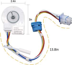 WR60X10074 Moteur de ventilateur d'évaporateur Pièce de rechange-Convient parfaitement aux réfrigérateurs G-E <span class=keywords><strong>Hotpoint</strong></span>-Remplace AP4438809 WR60X10224 - Product Image 1