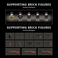 12GO97027 Rompecabezas de Modelo Militar de la Segunda Guerra Mundial, Dificultad Extrema, Bloques de Construcción para Armar, Juguetes para Niños