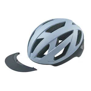 Odm Oem 제조 2024 새로운 디자인 이동식 바이저 도로 자전거 사이클링 헬멧 통근 스쿠터 다시 빨간 불빛과 성인