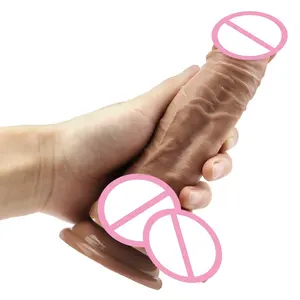 7.87in yetişkin cinsel küçük Anal Plug gerçekçi Dildos kadınlar için seks Masturbator makinesi klitoral vantuz Penis seks oyuncakları