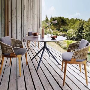 Silla de Jardín de Madera Maciza, Diseño Minimalista, Muebles de Exterior Duraderos - Product Image 3