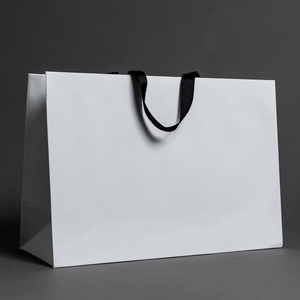 <strong>Customized</strong> Logo <strong>Design</strong> Luxury <strong>Paper</strong> <strong>Bag</strong> Gift Packaging <strong>Bag</strong> Shopping <strong>Paper</strong> <strong>Bag</strong> With Ribbon Handle - Product Image 4
