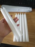 Bougies de cire de paraffine blanche faites à la main à prix de gros bougies de ménage marocaines à lumière jaune fabriquées en Chine pure nature