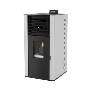 PD-80 Poêle à granulés automatique WiFi économique et facile à utiliser avec télécommande, autoportant en acier pour cuisine et salle à manger intérieure - Product Image 2