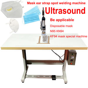 Ultrasonik nokta bant kenar bantlama makinesi tek kullanımlık maske kenar-sızdırmazlık yapıştırma makinesi ekipmanları - Product Image 3