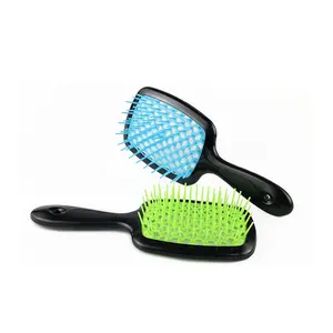 High Quality Grid Hair Brush Barber Massage Comb Customized Vent Detangling Hair Brush Wholesale