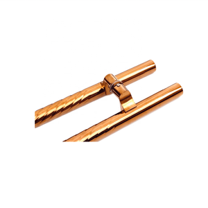 En gros En Acier Inoxydable en Forme de H Intérieur Poignées Rosette Sur Rosace Poignée de Traction de Porte En Bois - Product Image 2