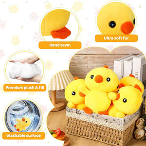 Peluche de Pollo C004, Juguete de Peluche Suave, <span class=keywords><strong>Muñeco</strong></span> Amarillo, Regalos de Fiesta de Cumpleaños, Artículos para Baby Shower, Decoración del Hogar, <span class=keywords><strong>Chucky</strong></span> al por Mayor - Product Image 2