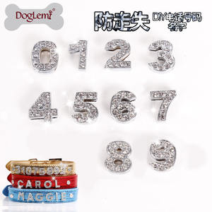 व्यक्तिगत 10 मिमी क्रॉक pu चमड़े के कुत्ते कॉलर स्लाइड डिय अक्षर अनुकूलन पालतू पट्टा - Product Image 6