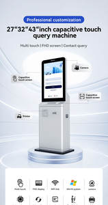 OEM самообслуживание, терминал для продажи билетов без присмотра, 21,5, 27-дюймовая 32-дюймовая станция для продажи билетов на такси, считыватель штрих-кодов в помещении - Product Image 3
