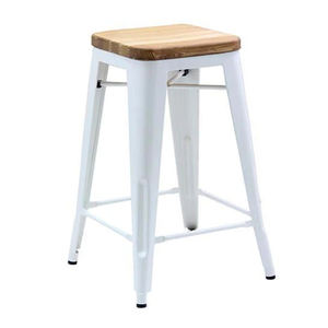 Antiek Metaal <span class=keywords><strong>Tolix</strong></span> Eetkrukken Hoge Kwaliteit Duurzame Café Barkruk Houten Top Moderne Gym Vintage Restaurant Bistro Silla 'S - Product Image 3